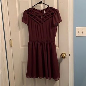 Plum dress